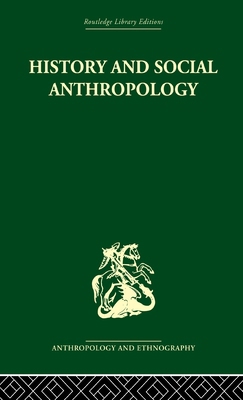 History and Social Anthropology 0415330335 Book Cover