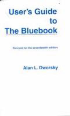 User's Guide to the Bluebook 0837731267 Book Cover