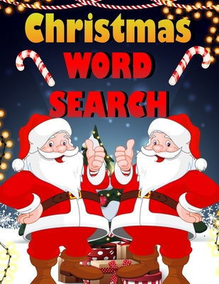 Christmas word search.: Easy Large Print Puzzle... 1674732252 Book Cover