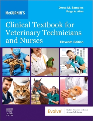 McCurnin's Clinical Textbook for Veterinary Tec... 0323936512 Book Cover