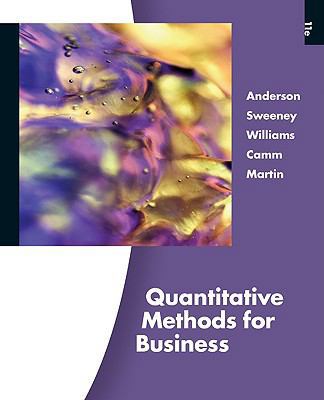 Quantitative Methods for Business [With CDROM] 0324651813 Book Cover