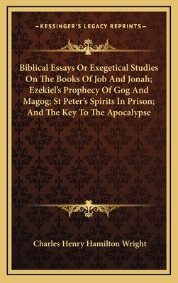 Biblical Essays or Exegetical Studies on the Bo... 1163433438 Book Cover