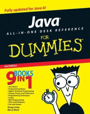 Java All-In-One Desk Reference for Dummies 0470124512 Book Cover