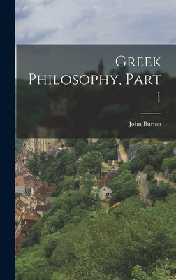 Greek Philosophy, Part 1 1018191216 Book Cover