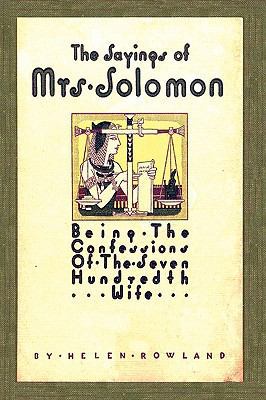 The Sayings of Mrs. Solomon 1882514998 Book Cover