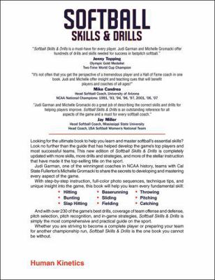 Softball Skills & Drills 0736090746 Book Cover