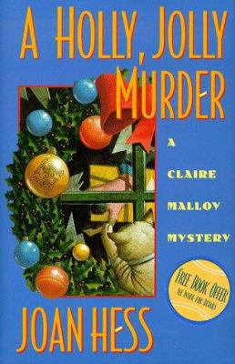 A Holly Jolly Murder (Claire Malloy Mysteries, ... 0525942408 Book Cover