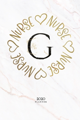 2020 Planner: Vintage Gold Floral Letter "G" Mo... 1676076298 Book Cover