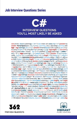 C# Interview Questions You'll Most Likely Be Asked 1946383082 Book Cover