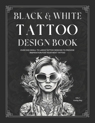 Black and White Tattoo Design Book B0D54FP71Z Book Cover