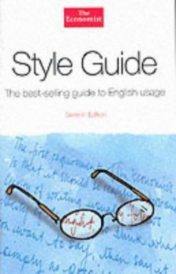 The Economist Style Guide: The Best-Selling Gui... 1861973462 Book Cover