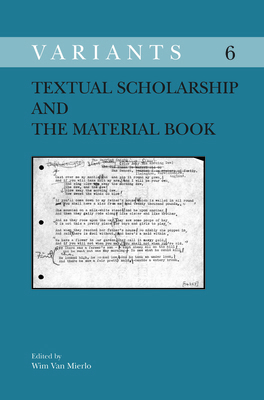 Textual Scholarship and the Material Book 9042028173 Book Cover