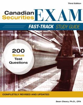 Canadian Securities Exam Fast-Track Study Guide 047016039X Book Cover