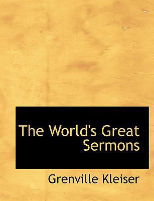 The World's Great Sermons [Large Print] 0554675579 Book Cover