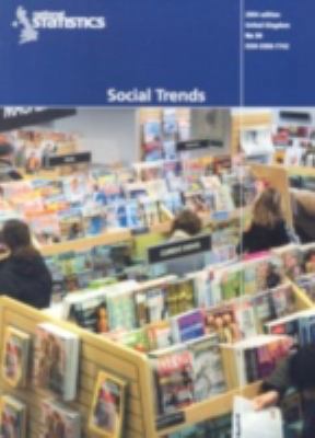Social Trends (34th Edition) 0116217324 Book Cover