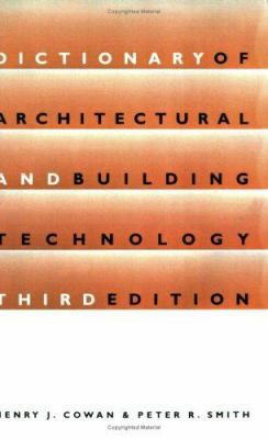 Dictionary of Architectural and Building Techno... 0419222804 Book Cover