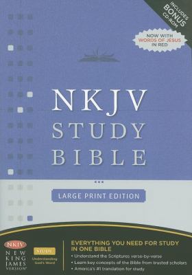 Study Bible-NKJV-Large Print [With CDROM] [Large Print] 1418542083 Book Cover