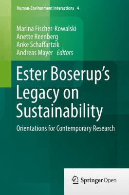 Ester Boserup's Legacy on Sustainability: Orien... 9401786771 Book Cover