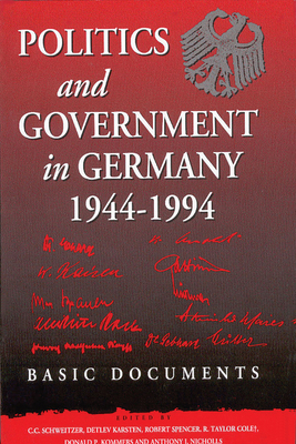 Politics and Government in Germany, 1944-1994: ... 1571818553 Book Cover