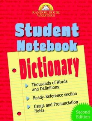 Random House Webster's Student Notebook Diction... 0375720286 Book Cover