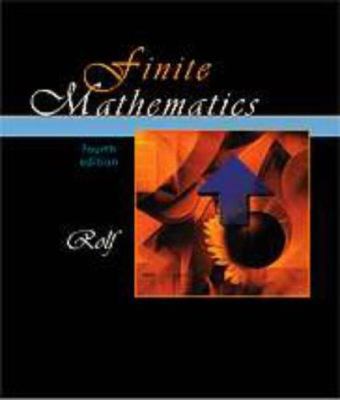 FINITE MATHEMATICS 4E 0030213142 Book Cover