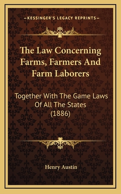 The Law Concerning Farms, Farmers And Farm Labo... 1167285441 Book Cover