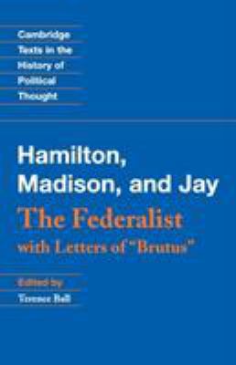 The Federalist 0521001218 Book Cover