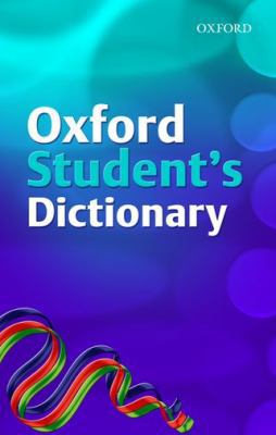 Oxford Student's Dictionary 019911532X Book Cover
