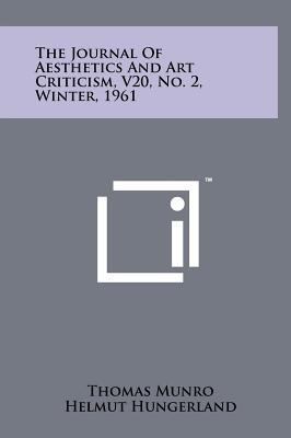 The Journal of Aesthetics and Art Criticism, V2... 1258054817 Book Cover
