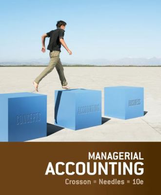 Managerial Accounting 1133940595 Book Cover