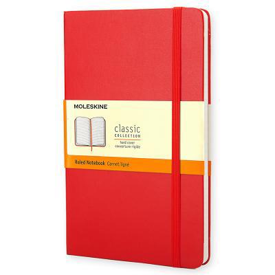 Moleskine Classic Notebook, Pocket, Ruled, Red,... B07DCW187F Book Cover