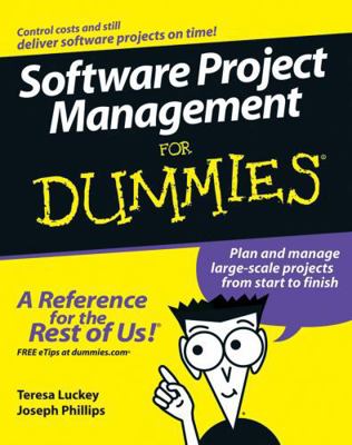 Software Project Management for Dummies 0471749346 Book Cover