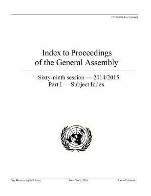 Index to Proceedings of the General Assembly 20... 9211013283 Book Cover