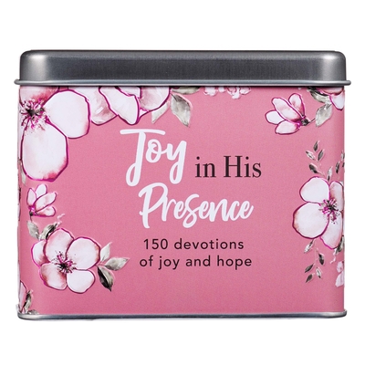 Unknown Binding Joy in His Presence Devotional Cards in a Tin Book