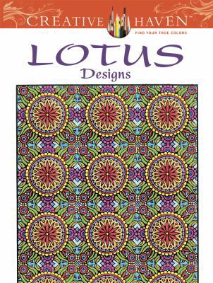 Creative Haven Lotus Designs Coloring Book 0486490890 Book Cover