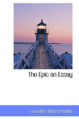 The Epic an Essay 1110663242 Book Cover