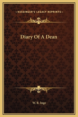 Diary Of A Dean 1169300766 Book Cover