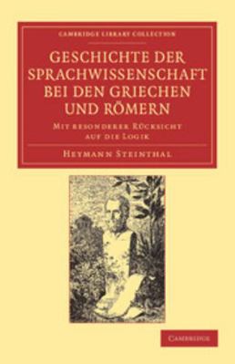 Geschichte Der Sprachwissenschaft Bei Den Griec... [German] 1108050905 Book Cover