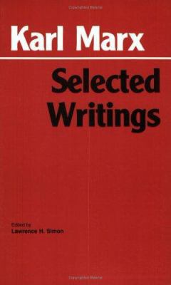 Marx: Selected Writings 0872202194 Book Cover