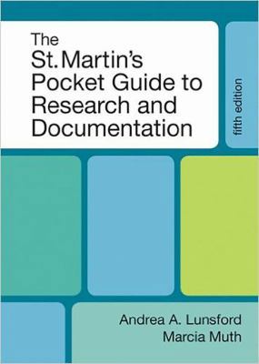 The St. Martin's Pocket Guide to Research and D... 0312661924 Book Cover