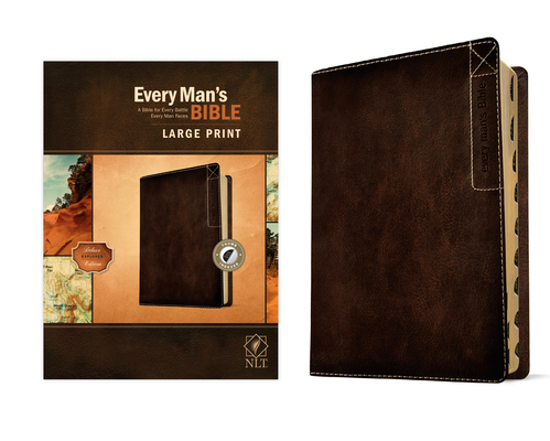 Every Man's Bible Nlt, Large Print, Deluxe Expl... [Large Print] 1496447913 Book Cover