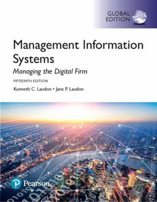 Management Information Systems: Managing the Di... 129221175X Book Cover