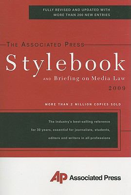 The Associated Press Stylebook: And Briefing on... 0465012620 Book Cover