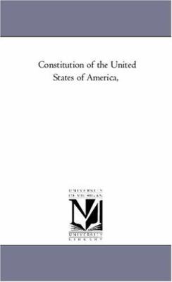 Constitution of the United States of America, 1425552919 Book Cover