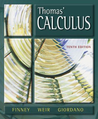 Thomas' Calculus (10th Edition) 0201441411 Book Cover