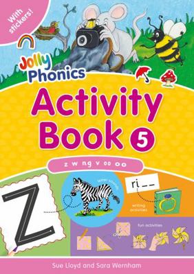 Jolly Phonics Activity Book 5: In Precursive Le... 1844141578 Book Cover