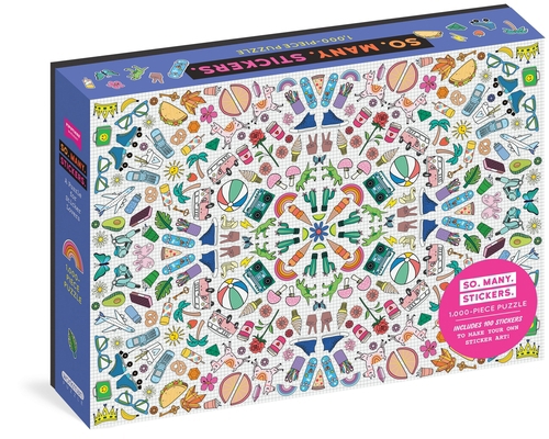 So. Many. Stickers. 1,000-Piece Puzzle: A Puzzl... 1523515228 Book Cover