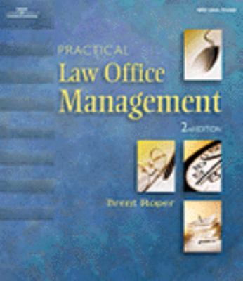 Practical Law Office Management (The West Legal... 0766828549 Book Cover