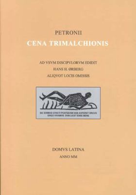 Petronius Cena Trimalchionis (Lingua Latina) (L... [Latin] 8790696042 Book Cover
