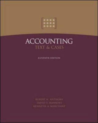 Accounting : Text and Cases 0071232265 Book Cover